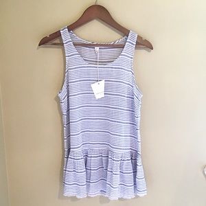 BEACHLUNCHLOUNGE Jill Sleeveless Striped Blouse